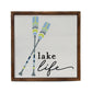 10x10 Lake Life Sign With Paddles - #EH-0211