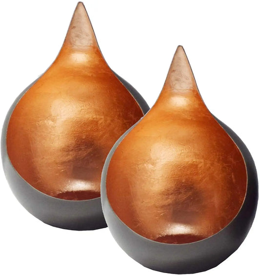T Light and Votive Candle Holder in Copper Set of 2 - #EH-0405